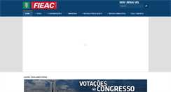 Desktop Screenshot of fieac.org.br